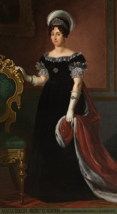 Porträt von Maria Teresa von Unbekannt Unbekannt